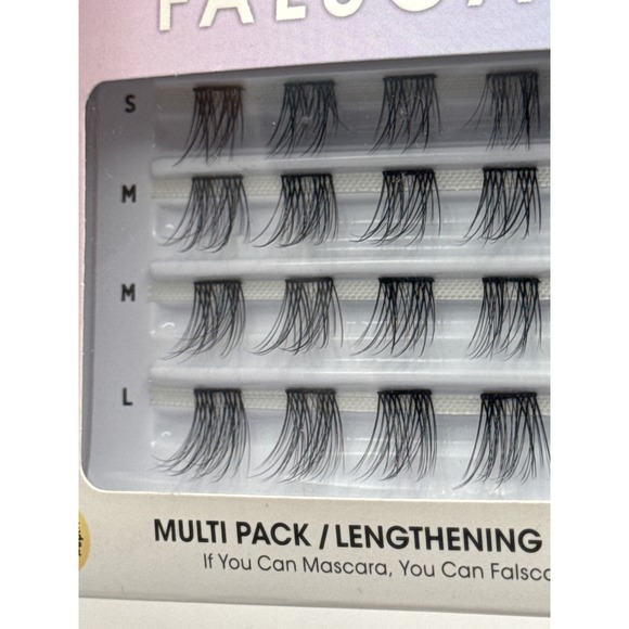 KISS Falscara Lengthening Wisps Multi Pack Black Eyelash Clusters - Picture 3 of 4